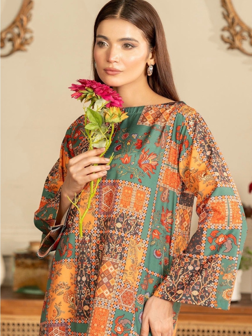 Soraya bloom 2 PCs dress Pakistani casual wear salwar suit